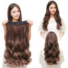 Long 17-29 inch Synthetic Clip In Hair Extensions High Temperature Fiber Curly Hair Extension Multicolor 150g