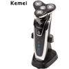 Kemei 4 in 1 Washable Men Electric Shaver Rechargeable Electric Razor Washable Nose Trimmer Beard Cutting Shaving Machine