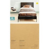 Sauder Parklane Twin Platform Bed with Headboard, Espresso