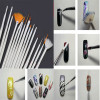 Nail Art Brushes Set,15pcs White Decorations Gel Painting Pen Nail Brush, Professional Nail Equipment Drawing Tool