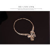 Necklace Earrings Bracelet Rings For Women Crystal 18k gold jewelry sets gifts