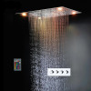 31" LED Ceiling Mount Rain - Big Rain - Dual Rain and Waterfall Shower System - ASARO