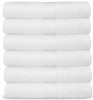 HURBANE Bathroom Hand Towel Set Bedroom 100% Cotton 17 In x 35 In High Quality Hotel Towel Set Outdoor White Color