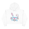 Snow Bunny Crop Hoodie