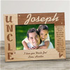 Personalized Uncle Photo Frame - 8x10