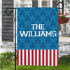 Personalized Patriotic Garden Flag