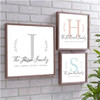 Personalized Family Name Framed Wall Sign