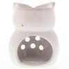 White Ceramic Owl Oil Warmer