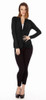 Black Criss Cross Cardigan Sweaters