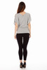 Light Heather Gray Tunic Top
