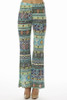 Mint Tribal Wide Leg Pants