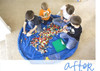 Portable Kids Toy Storage Bag and Play Mat Lego Toys Organizer