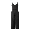 Backless Sexy Rompers Belt Elegant Bandage Jumpsuit