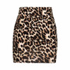 Fashion Leopard Printed Sexy Pencil Bodycon Hip Mini Skirt