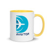 Funkypilot Aviator Colorful Rim Coffee Mug Funkypilot Aviator Colorful Rim Coffee Mug