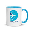 Funkypilot Aviator Colorful Rim Coffee Mug Funkypilot Aviator Colorful Rim Coffee Mug