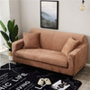 Solid Color Plush Thicken Elastic Sofa Cover Universal Sectional