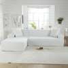 solid color corner sofa covers for living room elastic spandex slipcovers