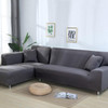 solid color corner sofa covers for living room elastic spandex slipcovers