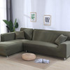 solid color corner sofa covers for living room elastic spandex slipcovers