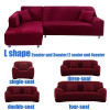 solid color corner sofa covers for living room elastic spandex slipcovers