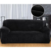 Plush Sofa Stretch Solid Color Thick Slipcover Sofa Covers