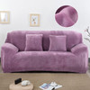 Plush Sofa Stretch Solid Color Thick Slipcover Sofa Covers