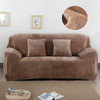 Plush Sofa Stretch Solid Color Thick Slipcover Sofa Covers