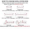 Modern Elastic Sofa Cover for Living Room Spandex Sofa Slipcovers