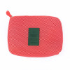 Travel storage box for cable headphone portable mesh holder