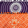Yoga Mat Rainbow 7 Chakra Stripes tapestry