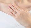 Simple Classic Cubic Zirconia Rose Gold Color Ring
