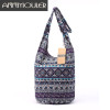 Cotton Fabric Large Capacity Crossbody Bag