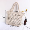 Bohemia Handmade Handbag Cotton Rope Weaving Shopping Tote