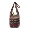 Cotton Shoulder Bohemian Style Messenger Bag Elephant Print Crossbody Bag