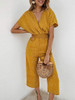 Summer High Waist Polka Dot Overalls Sleeve Rompers Jumpsuit Summer High Waist Polka Dot Overalls Sleeve Rompers Jumpsuit