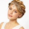 Trendy Hair Decoration Indian Boho Head Chain Pearl Headpiece