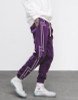 FW Stripe Screen Print Elastic Waist Men's Track Sweatpants