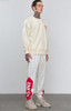 Letter Printed Side Striped Retro Men's Track Sweatpants
