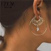 Circle Round Hoop Earrings For Women