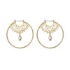 Circle Round Hoop Earrings For Women