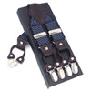 Fashion Leather 6 clips Men's Suspenders