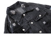 Wolf Embroidery Quality Denim Jacket
