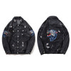 Wolf Embroidery Quality Denim Jacket
