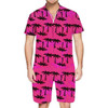 Tropical Print Men Romper