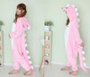 Pink Dinosaur Adult Onesie Pajamas