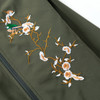 Floral Embroidery Bomber Jacket