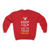Keep Calm & Go To Your Man Cave Crewneck Sweatshirt