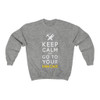 Keep Calm & Go To Your Man Cave Crewneck Sweatshirt