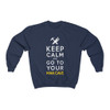 Keep Calm & Go To Your Man Cave Crewneck Sweatshirt